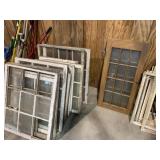 antique window panes