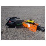 Unused Skid Steer Post Driver