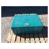 Metal Tool Box: ~ 19.7" X 27.6" X 9.5"