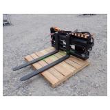 Unused Wolverine Skid Steer Hyd Forks: ~48" Forks4