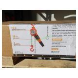 Unused Landhonor 2-Ton Lift Hand Chain Lever Hoist