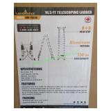 Unused  Telescopic Extension Ladder ~16.5