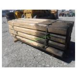 ~25 Unused H Brace Post 7" X 7" X 8