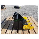 Unused Mini Excavator Toothed Bucket ~16"