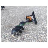 Unused Mini Skid Steer Auger Drive & Bit 6"