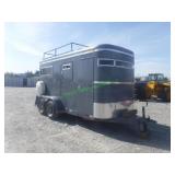 1982 Circle J Tandem Axle Horse Trailer- 2 Horse