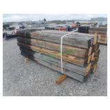 ~25 Unused H Brace Post 7" X 7" X 8