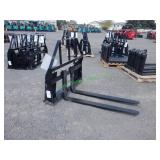 Unused Mower King Skid Steer Forks ~48" Forks