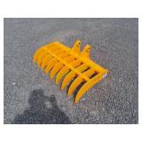 Unused GIYI CAT 305 Excavator Dense Teeth Rake 44"