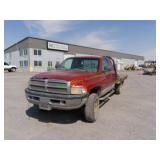 1998 Dodge 2500 Diesel 4WD Ext Cab Flat Bed Pickup