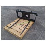 Unused Skid Steer Bale Fork