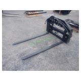 Unused GIYI Skid Steer Hydraulic Forks: ~60"
