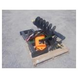 Unused Landhonor Skid Steer Auger 12" & 18" Bits