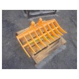 Unused GIYI CAT303 Excavator Rake ~38"