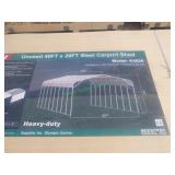 Unused All-Steel Carport ~40