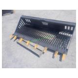 Unused Landhonor Skid Steer Rock Bucket ~78"