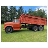 1969 Chevy C-50 350 V8, 5/2 Speed, 18ft. Steel Box