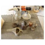 Funnels, Greasers, Oil Dispensers