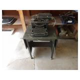 LC Smith Type Writer w/Metal Stand