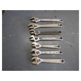 2-12in, 2-10in, 3-8in. Adjustable Wrenches
