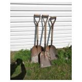3-Steel Grain Shovels