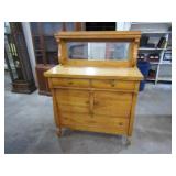 42x20x39.25, 3 Drawer, 2 Doors, Dresser, w/Mirror