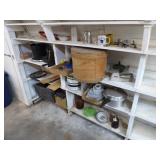 Various Items on Shelves