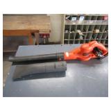 B&D Blower 20v  w/2 Batteries, Works, No Charger