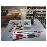 Torch Gas, Side Cutters, Utility Knives, Magnet,