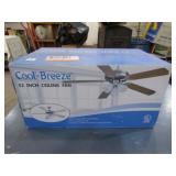 Cool-Breeze 52in. Ceiling Fan New