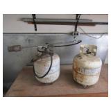 2-New Style LP Tanks, One w/LP Torch