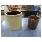 8in. x 8in & 6in. x 5in. Red Wing Crocks