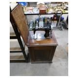 Minnesota Sewing Machine w/Wood Cabinet