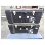 2 Contico Deluxe Wheeled Lockers 32inx17inx12.25in