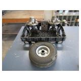 5 Bolt Hubs, Brackets, 410/3.50-4 Tire & Rim