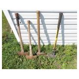 2-Splitting Mauls, 2 Double Headed Axes