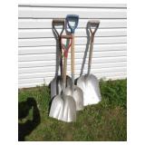 4-Alum Grain Shovels