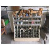 46inx23inx48in. Sorter Bin w/ Misc Bolts, Washers,