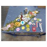 Various Pins, Dating Stamp, Misc.