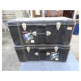 2 Contico Deluxe Wheeled Lockers 32inx17inx12.25in