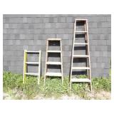 2-Wood Ladders Keller 6ft. Werner 4ft.