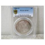 1886-O Silver Morgan Dollar PCGS Graded XF45
