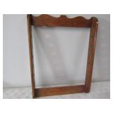 23.5x32.5 8 Slot Fishing Rod Holder, Wood