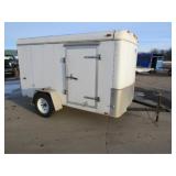 2004 6ftx10ft Interstate Enclosed Trailer, Ramp