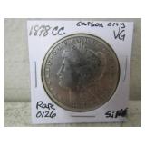 1878-CC Silver Morgan Dollar Carson City VG