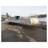 Aluma 101 1/2 x 24ft Tandem Axle Trailer,Rear Ramp