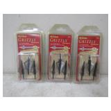 3-Allen Grizzly Broadheads 125gr