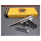 Ruger Mark II Target Pistol 22LR Semi, Stainless