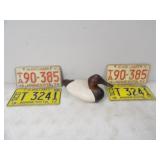 1992 Ducks Unlimited Carved Wood Duck by