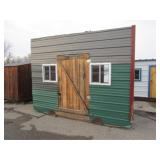 77.5in D, 146.5in Wide Shed/Ice House, Wood Skids,